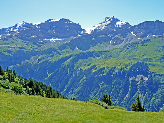 Fine views of the Scharhorn and its neighbors 