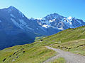 View of the Monch and the Jungfrau