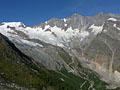 13,000-ft. peaks rising to the west of Saas Fee