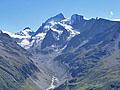 Besso, Pointe de Zinal, Dent Blanche, Grand Cornier and Pigne de la Le from Roc de la Vache