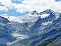 Moiry Glacier, Grand Cornier and Dent Blanche
