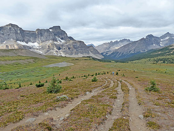 Looking back at Mosquito Lake