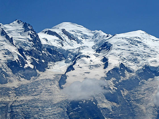 Mont Blanc from Plan Praz 