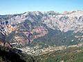 View of Ouray from the overlook