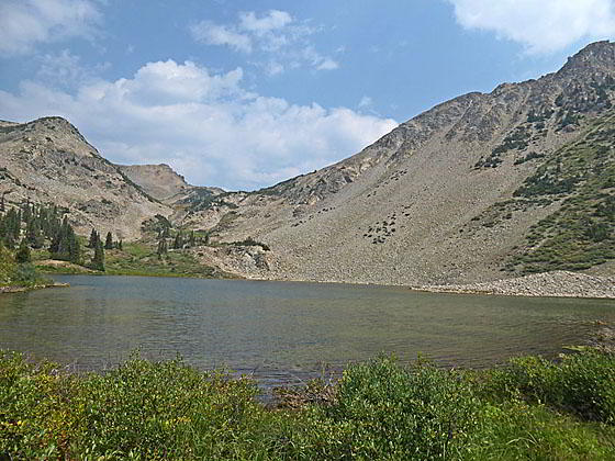 Looking toward East Maroon Pass 