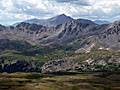 Mt. Yale and the peaks lining the northern wall of Missouri Basin