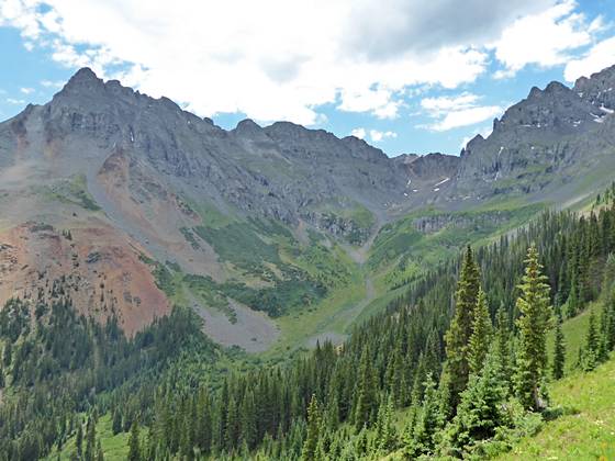 South Lookout Peak dominates the views to the east 