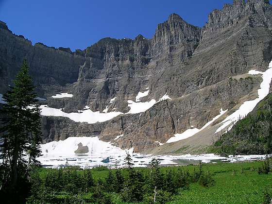 View of Iceberg Peak and Iceberg Lake 