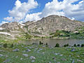 Upper Sheepherder Lake and Peak 11,701-ft.