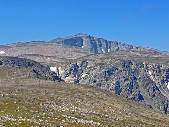 Close-up of Silver Run Peak 