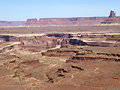 View to the north along the Hogback