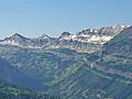 Peaks and ridges rising above the South Fork